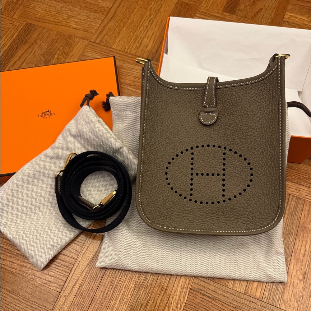 Hermes Evelyne TPM (mini Evelyne) Etoupe